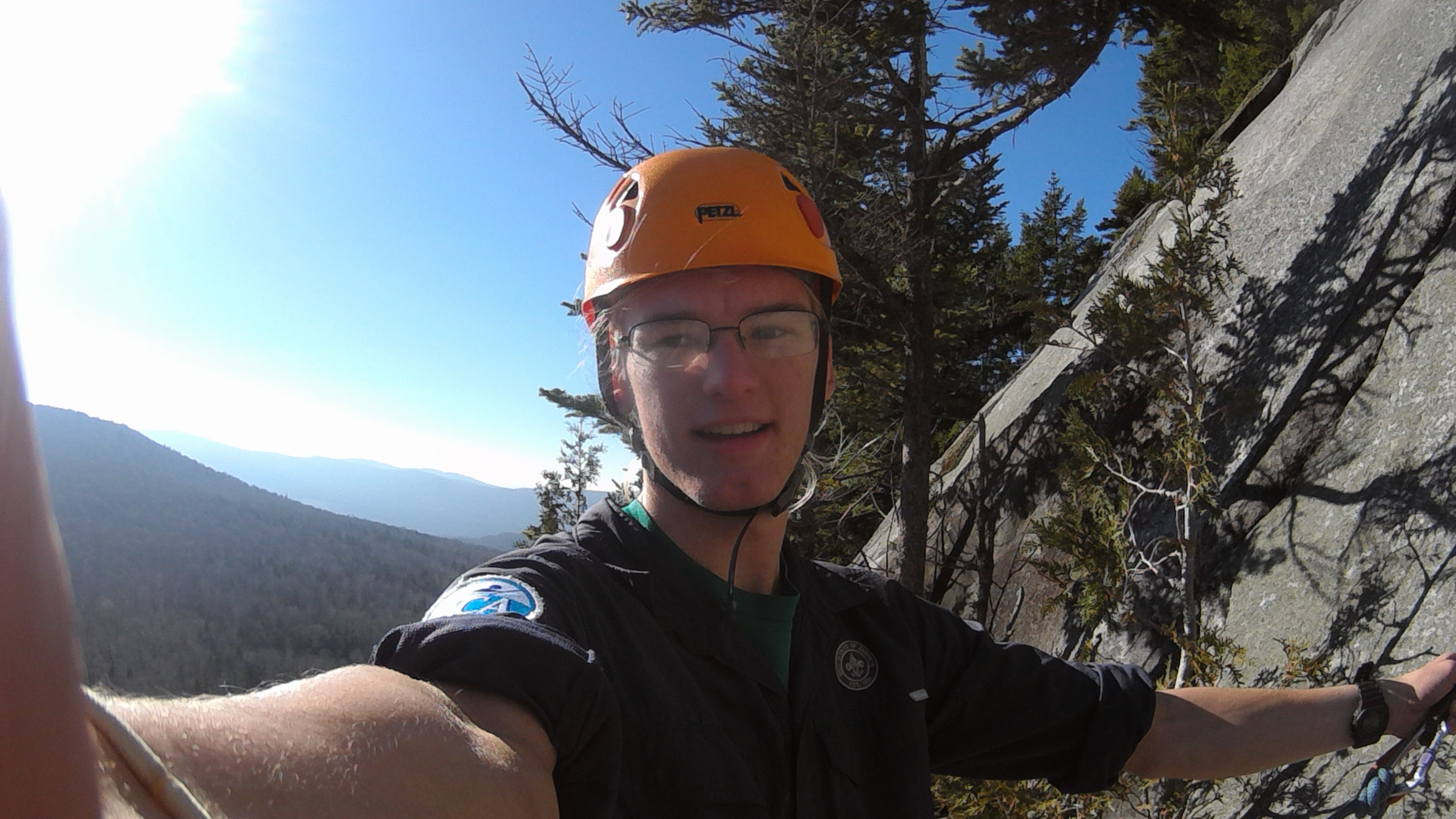 climbing NH 