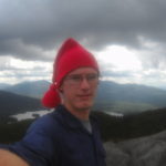 The BSA Voyageur Program Toque(Red Hat) , on An Adirondack Summit 